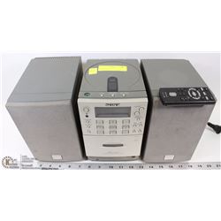 SONY CD SHELF STEREO PLAYER WITH REMOTE