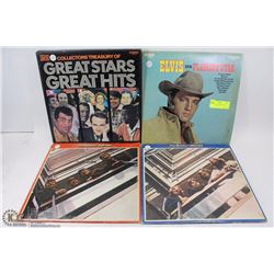 167-170) LOT OF RECORDS INCL BEATLES 1962-1966,