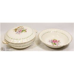 VINTAGE 3 PIECES CLARICE CLIFF ROYAL STAFFORDSHIRE