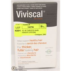 VIVISCAL 60 TABLETS HAIR NOURISHMENT SYSTEM