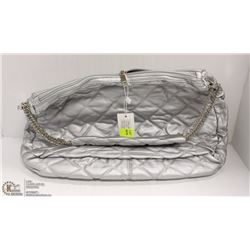 PICABO QUILTED SILVER PURSE