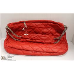 PICABO QUILTED RED PURSE