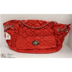 PICABO QUILTED RED PURSE