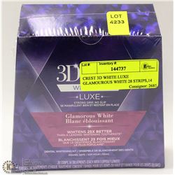 CREST 3D WHITE LUXE GLAMOUROUS WHITE 28 STRIPS,14
