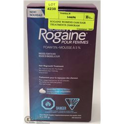 ROGAINE WOMENS FOAM HAIR TREATMENTS 2X60GRAM