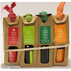 4 NEW ESSENTIAL OILS ASSORTED VARIETIES 15ML