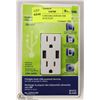 Image 1 : LEVITON DECORA DUPLEX USB CHARGER OUTLET