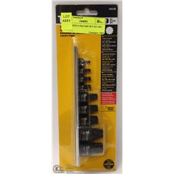 TITAN TRIPLE SQUARE BIT SET 9PC