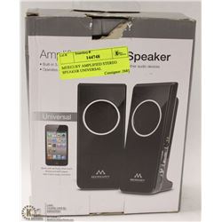 MERKURY AMPLIFIED STEREO SPEAKER UNIVERSAL