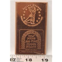 HALF POUND FALLEN HEROES .999 FINE COPPER BULLION