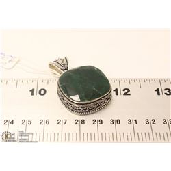 121-GREEN ONYX GEMSTONE PENDANT