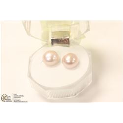 155-FRESH WATER PEARL EARRINGS .925 STERLING