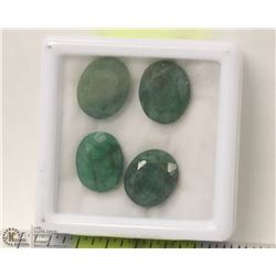 1-NATURAL GREEN EMERALD 24.5CT