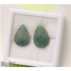 9-NATURAL GREEN EMERALD 19.5CT