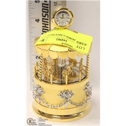 SANKYO HORSE CAROUSEL/CLOCK WIND UP