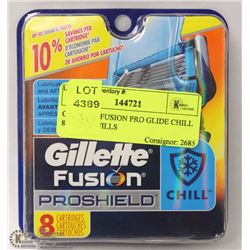 GILLETTE FUSION PRO GLIDE CHILL 8PACK REFILLS