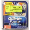 Image 1 : GILLETTE FUSION PROGLIDE 4 PACK CARTRIDGES