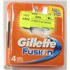 Image 1 : GILLETTE FUSION  4 CARTRIDGES