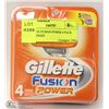 Image 1 : GILLETTE FUSION POWER 4 PACK CARTRIDGES