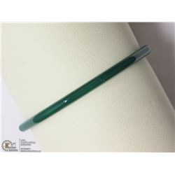 GENUINE GREEN AGATE ENDLESS BRACELET