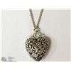 Image 2 : STERLING SILVER HEART SHAPED NECKLACE