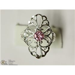 STERLING SILVER CUBIC ZIRCONIA SIZE 6 RING