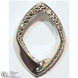 STERLING SILVER DIAMOND PENDANT