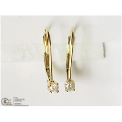 14KT YELLOW GOLD DIAMOND EARRINGS