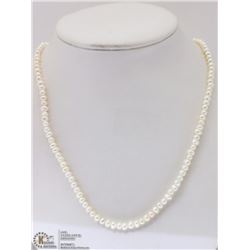 STERLING SILVER LOBSTER CLASP NECKLACE