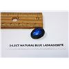 Image 1 : #20 - 14.5 NATURAL BLUE LABRADORITE