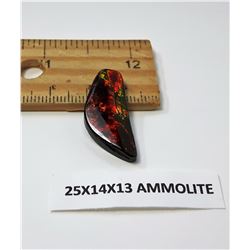#19 - RED/ORANGE FIRE AMMOLITE GEMSTONE