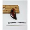 Image 1 : #19 - RED/ORANGE FIRE AMMOLITE GEMSTONE