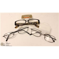 LOT OF 3 READING GLASSES +1.75