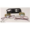 Image 1 : LOT OF 3 READING GLASSES +2.00