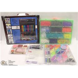NEW ART KIT 101 W/BEADS, A LOT OF