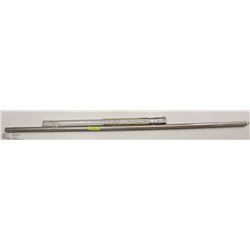 6'-1-3/8" WOOD DRAPERY ROD WITH NEW DOOR WEATHER