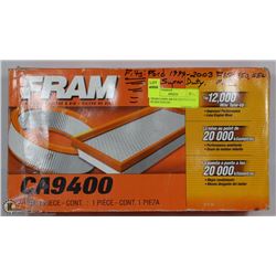 FRAM CA9400 AIR FILTER FITS FORD 99-2003 F250-550