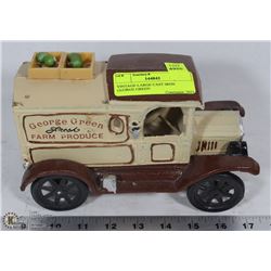 VINTAGE LARGE CAST IRON GEORGE GREEN