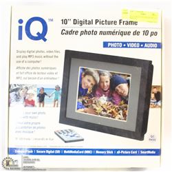 IQ 10" DIGITAL PICTURE FRAME LCD DISPLAY