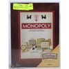 Image 1 : NEW SEALED MONOPOLY GAME IN WOOD BOX