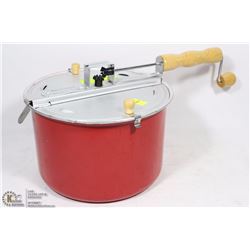 VINTAGE STOVE TOP POPCORN  POPPER