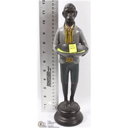 UNIQUE BRONZE PAINTED MONKEY BUTLER