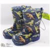 Image 1 : PAIR OF "BOYS" LITE UP RUBBER BOOTS SIZE 6