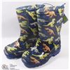 Image 1 : PAIR OF "BOYS" LITE UP RUBBER BOOTS SIZE 8