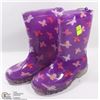 Image 1 : PAIR OF "GIRLS" LITE UP RUBBER BOOTS SIZE 10