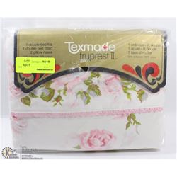 TEXMADE  4PC DOUBLE SHEET SET