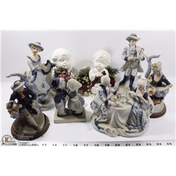 FLAT OF ASSORTED FIGURINES