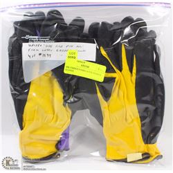 4PK UNISEX FOAM LATEX RUBBER GLOVES
