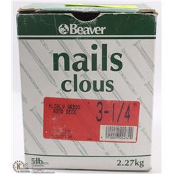 BEAVER 5LBS, 3-1/4"H GALVANIZED ARDOX WOOD