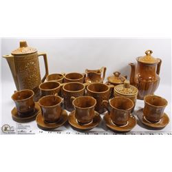 2 SETS INCL 9PC MADE IN USA TEA POT AND CUP SET